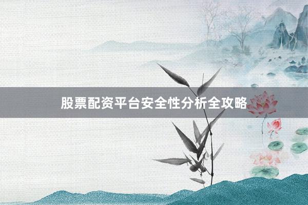 股票配资平台安全性分析全攻略